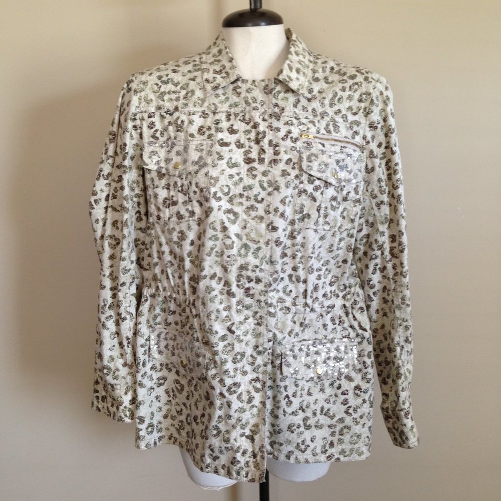 Chico's Animal Print  Jacket